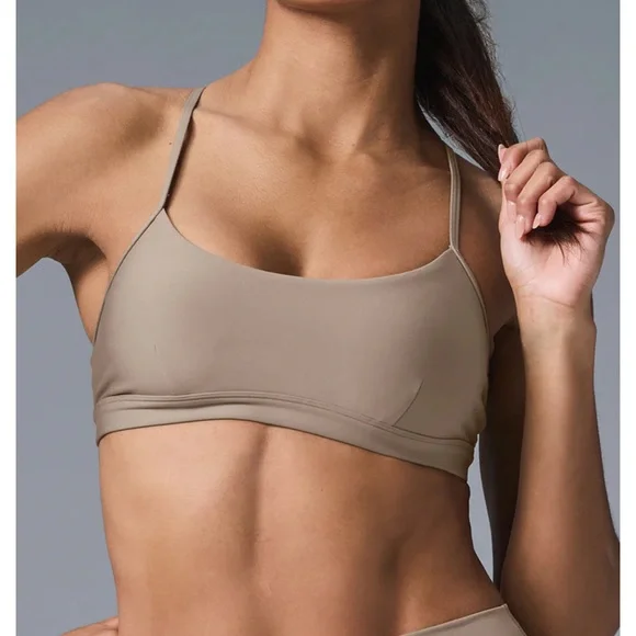 ALO Yoga | Intimates & Sleepwear | Alo Airlift Workout Set Taupe Color Worn  Once | Poshmark